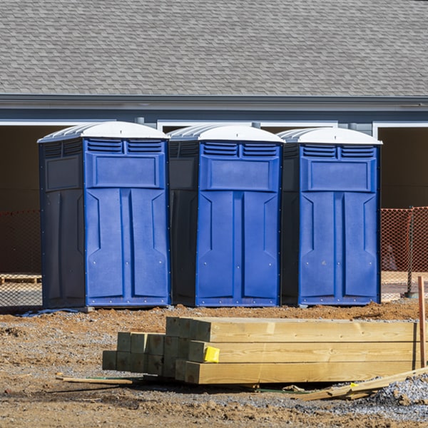 what is the expected delivery and pickup timeframe for the porta potties in Melrose